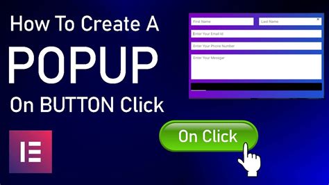 how to add popup on button click in wordpress