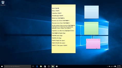 how to add post it notes to desktop