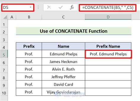 how to add prefix in excel to one column