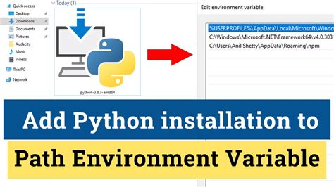 how to add python 3 to windows path variable