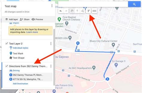 how to add route in google map android