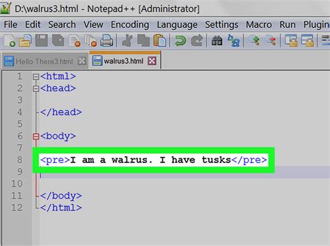 how to add row space in html