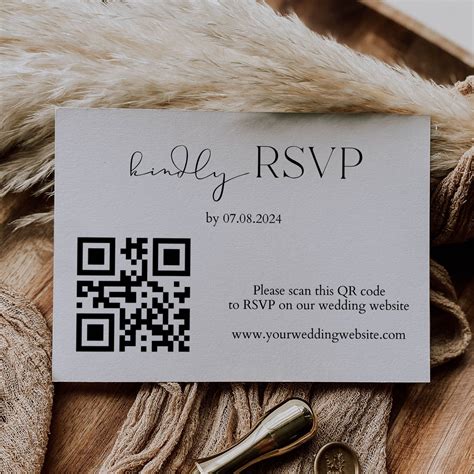 how to add rsvp qr code