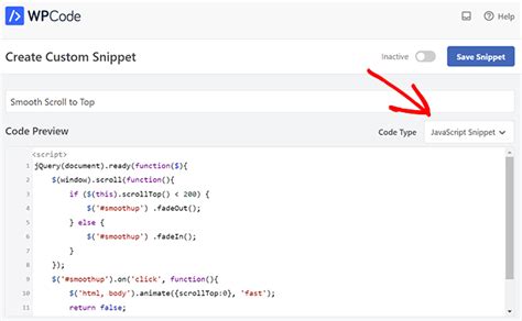 how to add script code in wordpress page