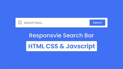 How To Add Search Box In Navigation Bar In Html