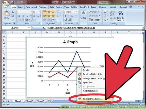 how to add second y axis on excel graph