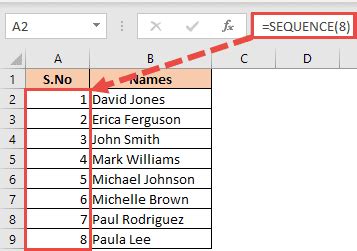 how to add sequential numbers in excel cell