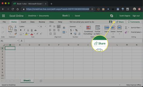 how to add shared excel file to desktop