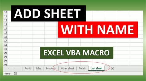How To Add Sheet In Excel With Macro