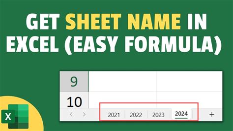 how to add sheet name in formula in excel automatically