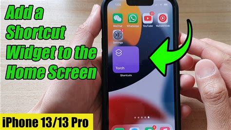 how to add shortcut in iphone 13 not found in the selection