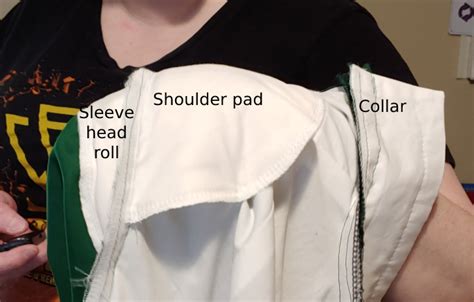 how to add shoulder pads to jacket