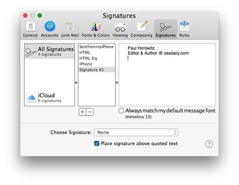 How To Add Signature In Mail In Mac