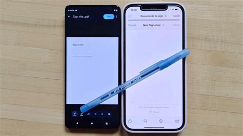 how to add signature in word document on android phone