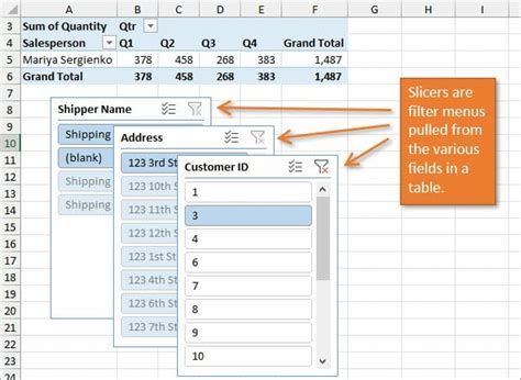 how to add slicer in excel without pivot table