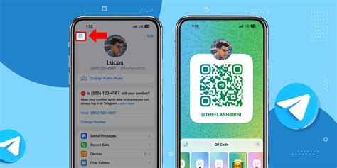 how to add someone through telegram qr code