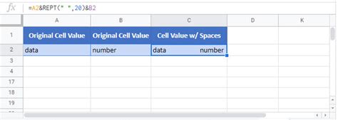 how to add space in google sheets cell