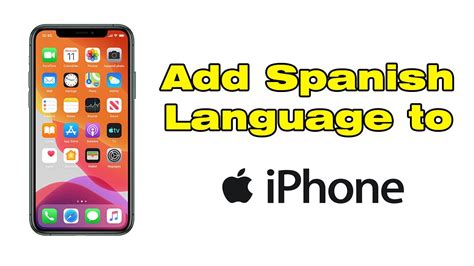 how to add spanish to iphone