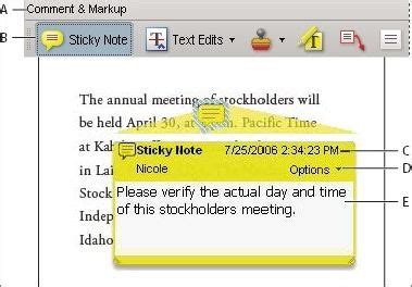 How To Add Sticky Notes In Adobe Reader 9