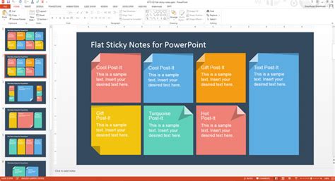 how to add sticky notes to powerpoint slides