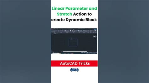 how to add stretch parameter in autocad