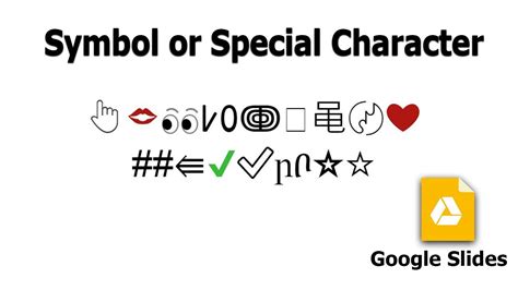 How To Add Symbols In Google Slides
