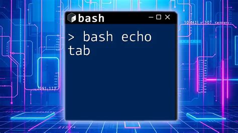 How To Add Tab In Echo Command