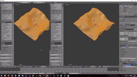 how to add terrain in blender