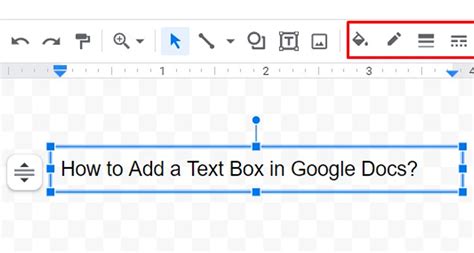 how to add text in google docs image