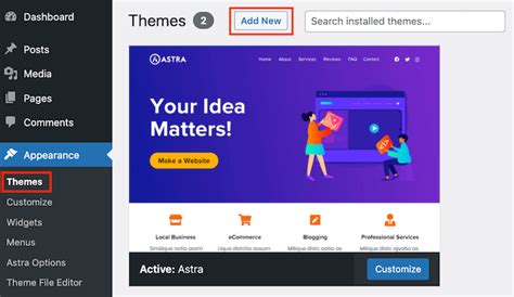 how to add theme in wordpress