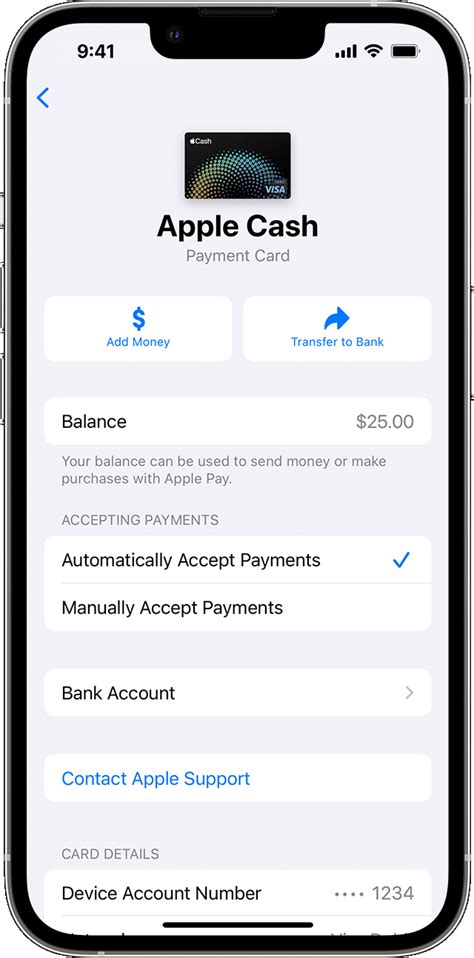 how to add to apple cash