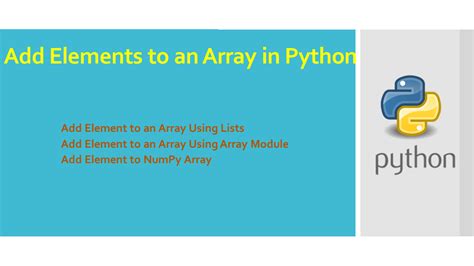 how to add to array in python