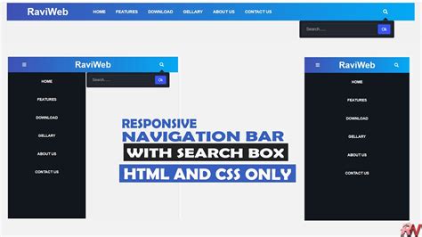 How To Add Top Navigation Bar In Html