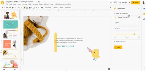 How To Add Transitions And Animations In Google Slides