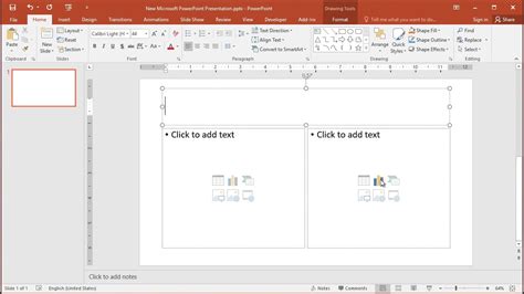 how to add two content layout in powerpoint