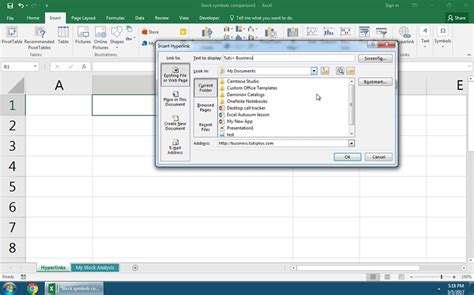 how to add url to excel cell