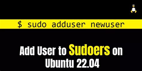 how to add user in sudoers file in ubuntu 22.04