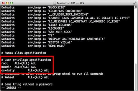 how to add user to sudoers mac