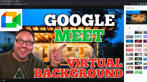 How to add a virtual background in google meet. YouTube