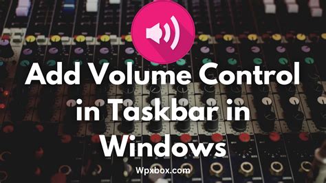 how to add volume button to taskbar mac