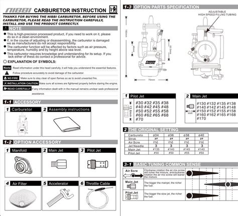 How To Adjust A Nibbi Carburetor