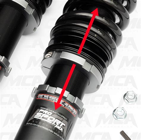 how to adjust coilover ride height