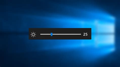 how to adjust display brightness windows 10