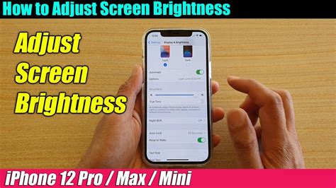 how to adjust flashlight brightness on iphone 12