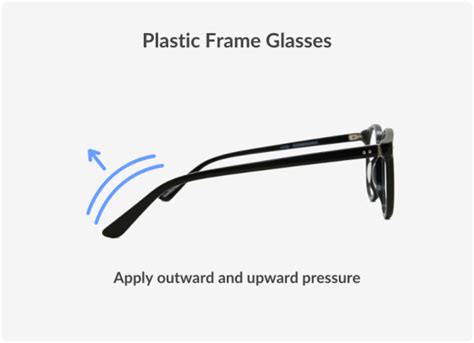 how to adjust glasses frames plastic