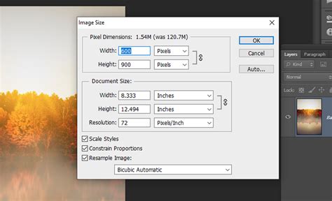 how to adjust image size in photoshop by dragging