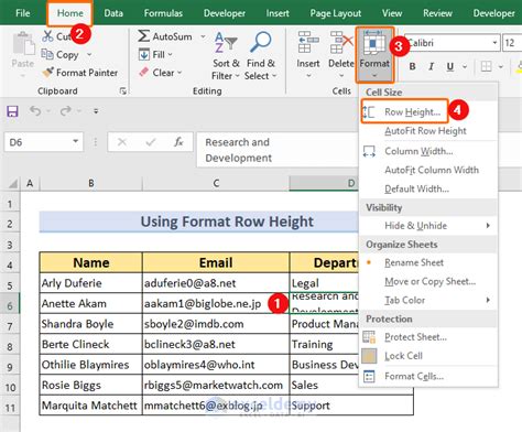 how to adjust multiple cell size in excel