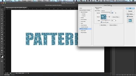 how to adjust pattern in photoshop