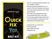 Quick Fix Pro Belt Kit Adjustment