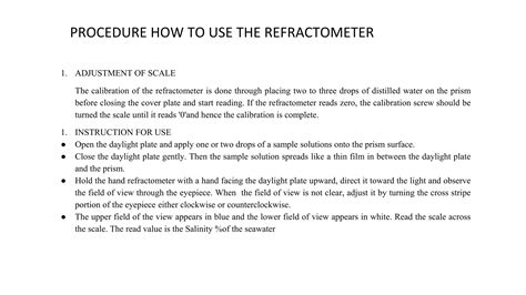 How To Adjust Refractometer